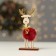 New Year's decor "Deer with a bell" 7 × 4 × 15.5 cm, red