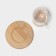 Madera tea -glass service, 12 items: 6 mugs 100 ml, 6 bamboo stands d = 11 cm