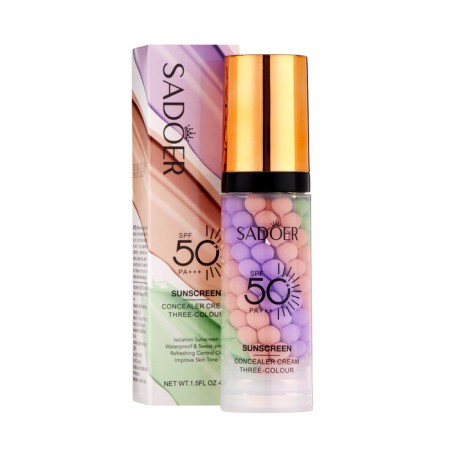 Cream-legged cream for 3 in 1, tricolor