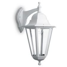Sadovo-park lamp Feron 6202/PL6202, IP44, E27, 100 W, 265x200x400 mm, white color