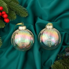 Set of balls plastic D-8 cm, 2 pcs 