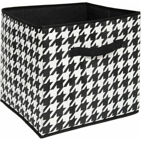 Corps cube for storage "Petit", 30x30x30 cm, black and white