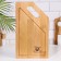 Board of cutting and serving "corner pen" large with a groove 38x22x2 cm
