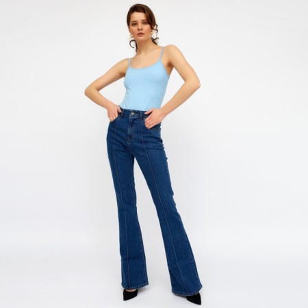 Body Female Minaku: Basic Line Blue Color, Size 46-6