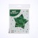 Shard foil star 18 "Strong, reliable!", Green color