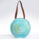 Bag beach on lightning, blue color