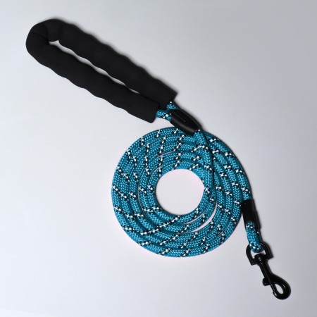 Land reflective round, with an ergonomic pen, 180 x 0.8 cm, blue-3