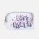 Cosmetic bag with zipper, matte color/multi -colored