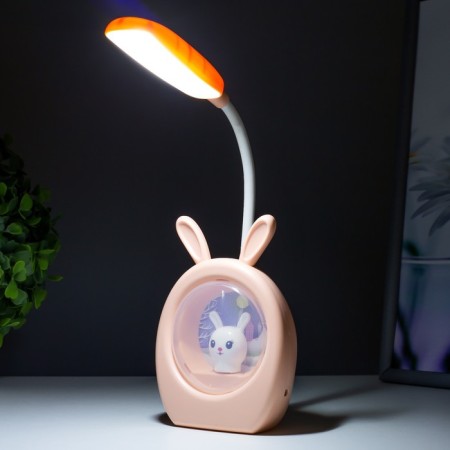 Bunny table lamp LED 3W USB peach 9.5x6x31 cm Risalux-3
