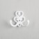 Tundra-lifter hook No. 41, white polymer, 1 pc.