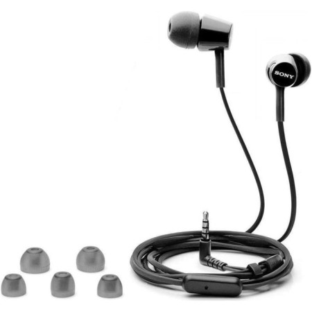 Enterprise headset Sony MDR-EX155AP 1.2M Black wired in the auricle (MDR-EX155APB) 1-1