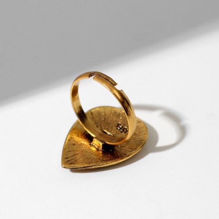 Ring "Ethnic" count pattern, color black gold, dimensionless-3