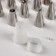 A set of pastry nozzles, 42 pcs, d = 1.7 cm, adapter, in the case, nozzles mix