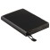 Delivery of a low -off A5, 80 sheets, line, leatherette cover, with a handle, in a gift box, black