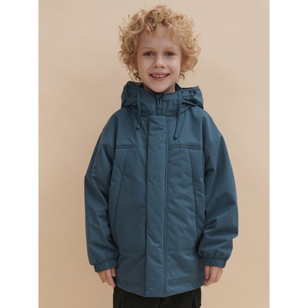Vetrovka for boys, height 128 cm, sea wave color