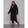 Coat insulated bilateral female, size 48, black color