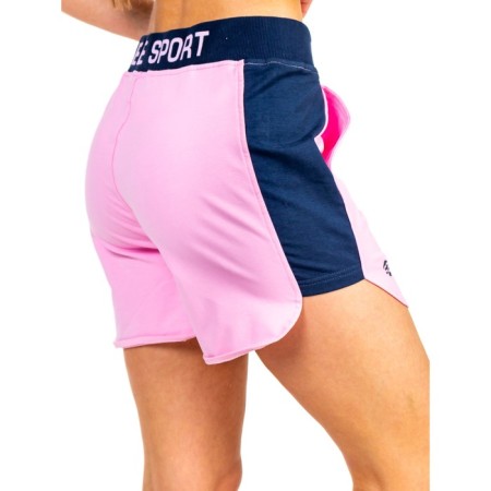 Women's shorts, size 50, pink color-4