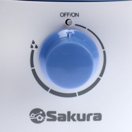 Air humidifier Sakura SA-0609WBL, ultrasound, 18 W, 2 l, up to 18 m2, white and white-2