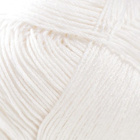 Knitting threads "Chamomile" 320m/75g 100% Meruserized cotton color 0101-2