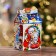 Gift box "Congratulations of Santa Claus", house, 17.6 x 14.3 x 29 cm