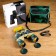 7x50 binoculars, "outfit", green camouflage, lens ruby