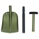 Folding Folding Brump Fold Tra-306 shovel, olive/gray