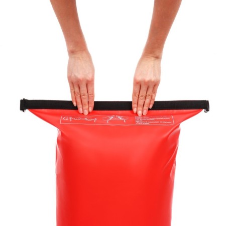 Yugana Germushka, PVC, waterproof 40 liters, one belt, red-10