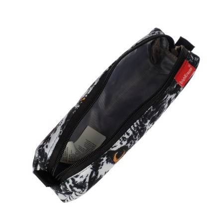 Penal soft, 1 compartment, quadro, 50 x 210 mm, Erich Krause, Night Owl, Gray 52185-3