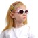 Sunscreen glasses, UV 400, lens 4.5x5.5 cm, width 12.5 cm, pipe 12 cm, mix