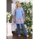 Female shirt, size 52, blue color