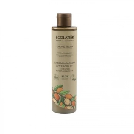 Hair shampoo Ecolatier Organic Argana “Deep Restoration”, 2 in 1, 350 ml