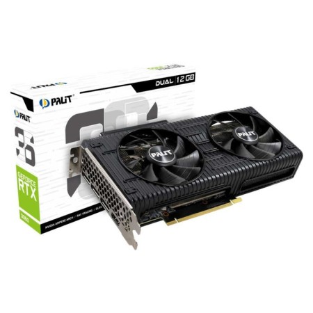 The Palit PCI-E 4.0 PA-RTX3060 Dual 12G NVIDIA GEFORCE RTX 3060 12GB 192BIT GDDR6 13 106852-8