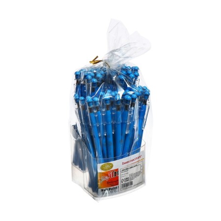 Ballic handle 0.5mm rod blue, blue body with a pattern, barcode on a piece-4