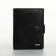 Male purse on magnet 3 in 1, department for auto documents, passports, black color
