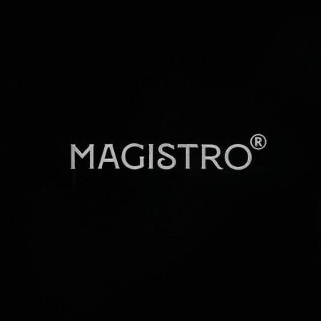 Coffee steam porcelain Magistro Coffee Time, 2 objects: a cup 200 ml, a saucer d = 14.5 cm, black color is black-7