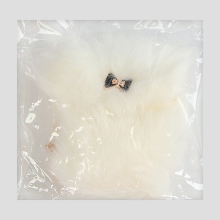 Bag for puppets "fur", white color-4