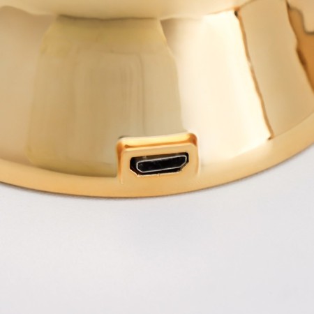Lava-lamp "Whirlwind" LED from batteries 3haa USB gold 7x7x28cm-10