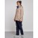 Ski costume female winter, size 56, beige color