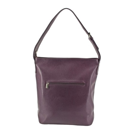 Female bag, artificial leather, purple, 30x13x38 cm-2