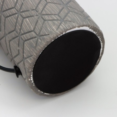 Table lamp 08939/1 E14 40W Gray 17x17x30 cm Risalux-7