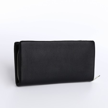 Women's wallet with lightning, black color