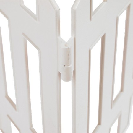 Decorative fence, 35 × 210 cm, 5 sections, plastic, white, RENESSANS, GREENGO-10