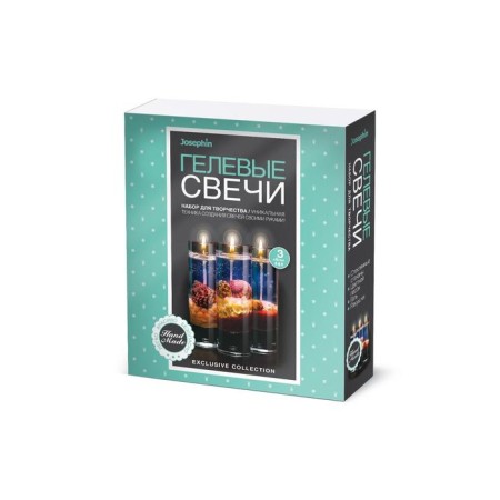 Gel candles with Josephin shells "Set No. 2"