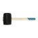 Kiyanka tundra, wooden handle, black rubber, 1100 g