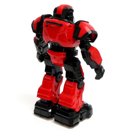 Robot radio -controlled "Technobot", 2 remote controls, gestures, with a battery, red color red-3