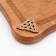 Scandinavian backgammon, carved large, wooden board 45 x 45 cm