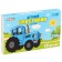 Plasticine 12 colors 180 g, blue tractor