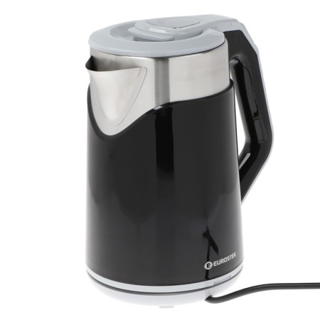 Electric kettle eurostek eek-2026, plastic, fire, 1.8 l, 1500 watts, black