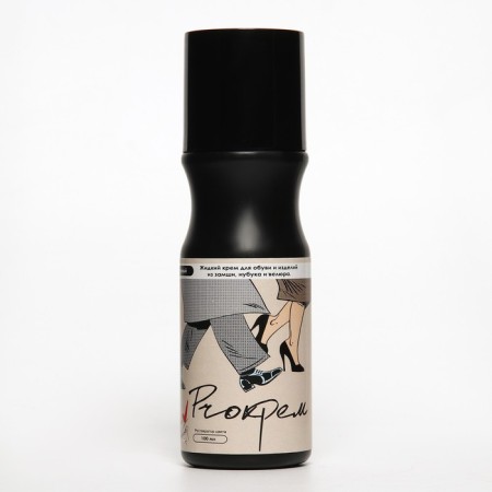 Liquid suede cream with sponge, black, 100 ml-3