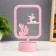 Nightnight "Unicorn" Led 4000k 2haa Pink 20x8.5x8.5cm Risalux